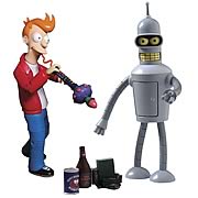 Futurama Encore Collection Fry and Bender Action Figure Set